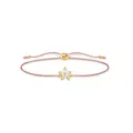 Produktbild: THOMAS SABO Damen Armband Little Secret Gold Blume weiße Steine 925 Sterlingsilber LS119-379-19-L20V