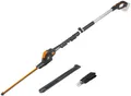 Produktbild: Worx Akku-Heckenschere 20V WG252E.9, Teleskopstiel 3,6m, 45cm, bis 3,60 m Arbeitshöhe, Mit längenverstellbaren Teleskopstiel für hohe Reichweite bis 3.6m