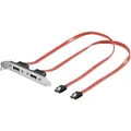 Produktbild: Goobay Festplatten Adapter [2x eSATA-Buchse 7pol. - 2x SATA-Stecker 7pol.] 0.50 m Rot