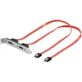 Produktbild: S-ATA zu e-SATA Slotblech, 2-PORT