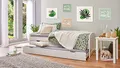 Produktbild: Inter Link - Funktionsbett - Kinderbett - Einzelbett mit Stauraum - Bett mit Schubladen - 2 Liegeflächen 90x200cm - Kiefer massivholz - inkl. Lattenrost - Weiß lackiert - Ulli 90x190cm