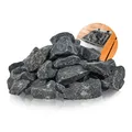 Produktbild: Saunasteine Finnland 20kg Olivindiabas Aufgussteine Dampfsteine Ofensteine Sauna