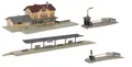 Produktbild: Faller Spur N 239007 - Aktions-Set Bahnhof Dennenberg