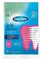 Produktbild: DenTek Slim Brush - Größe 1 - extra fein - für sehr enge Zahnzwischenräume - mit Minzgeschmack und hygienischer Schutzkappe, 32 Stück Pink