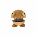 Produktbild: Hoptimist Dekofigur Frog S Oak, Frosch, Wackelfigur, Eichenholz, Braun, 5.2 cm