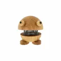 Produktbild: Hoptimist Dekofigur Frog S Oak, Frosch, Wackelfigur, Eichenholz, Braun, 5.2 cm