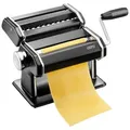 Produktbild: Gefu Nudelmaschine Perfetta, Schwarz, Metall, 20.5x15.5x20 cm, Kurbelantrieb, rutschfester Sockel, hohe Tischklemme, Küchengeräte, Sonstige Küchengeräte