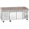 Produktbild: Bartscher Pizzakühltisch G-S7T2, 2015 x 795 x 975 mm