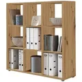 Produktbild: Mid.you Aktenregal, Eiche Artisan, Holzwerkstoff, 6 Fächer, 106.5x108.5x33 cm, Made in Germany, erweiterbar, stehend, in verschiedenen Größen erhältlich, Arbeitszimmer, Büroregale, Aktenregale