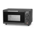 Produktbild: Salco Mini-Backofen | 9 Liter Kapazität | 700W | Mit Timer & Abschaltautomatik | 100-230°C | Grillen, Toasten & Überbacken | Inkl. Alu-Backblech & Rost | Schwarz-Matt