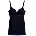 Produktbild: HERMKO 175803840 Damen BH-Hemd Unterhemd mit schmalen Trägern, Farbe:schwarz, Größe:40/42 (M)
