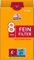 Produktbild: Gizeh Filter 8mm Zigarettenfilter Feinfilter (50x 100 Stück -Packung)