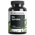 Produktbild: natural elements Bio Spirulina Presslinge – 500 Tabletten – in Deutschland produziert