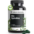 Produktbild: natural elements Bio Spirulina Presslinge – 500 Tabletten – vegan