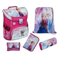 Produktbild: Scooli Schulranzen Campus Fit Frozen Schulranzen für 1.-4. Klasse - 980 Gramm - 18 L Vol (Set, 5-tlg., inkl. Federmäppchen), Disney Die Eiskönigin FROZEN