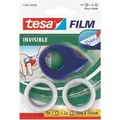 Produktbild: Klebefilmabroller tesafilm 19mmx10m 2 Rollen matt-unsichtbar rot/blau