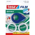 Produktbild: Tesa Klebebandabroller 57857 Mini, rot/blau, Handabroller für Klebeband 19mm x 10m