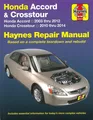 Produktbild: Haynes Handbuch: Honda Accord & Crosstour Reparaturanleitung/Reparatur-Buch