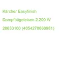 Produktbild: Kärcher Easyfinish Dampfbügeleisen 2.200 W 28633100 (4054278660981)