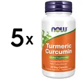 Produktbild: 5 x NOW Foods Curcumin - 60 vcaps (433,30 EUR/kg)