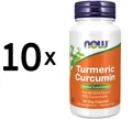 Produktbild: 10 x NOW Foods Curcumin - 60 vcaps (399,98 EUR/kg)