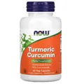 Produktbild: NOW Foods, Turmeric Curcumin, Kurkuma-Curcumin, 60 pflanzliche Kapseln