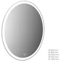 Produktbild: emco MI 310+ LED-Lichtspiegel, rund, mit umlaufendem Lichtausschnitt, Touch-Bedienfeld, 109090009000400, Ausführung: Durchmesser: 900mm