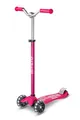 Produktbild: Maxi micro™ Deluxe Pro LED | Das ORIGINAL | Kinder Roller ab 5 Jahren | Premium Kinderroller von 5-7 Jahre | Lenker höhenverstellbar | Kickboard Scooter | 5 6 7 Jahre (Pink)