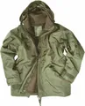 Produktbild: Nässeschutzjacke mit Fleecejacke oliv, 3XL