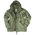Produktbild: Mil-Tec Parka Militär Nässeschutzjacke mit Fleecejacke grün 3XL
