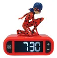 Produktbild: Lexibook, Miraculous Ladybug Cat Noir, Ladybug Nachtlichtwecker, Klänge und Melodien, LCD-Hintergrundbeleuchtung, Leuchtend, Snooze, Rot, RL800MI