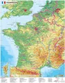 Produktbild: Frankreich physisch 1 : 1.500 000 Wandkarte / Poster