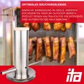 Produktbild: ITA Premium Kaltrauchgenerator aus Edelstahl – Raucherzeuger für Räucheröfen Smoker – Rauchgenerator zum Kalträuchern von Fisch, Fleisch, Käse