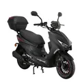Produktbild: Alpha Motors Mofaroller Speedstar FI 50 ccm 25 km/h EURO 5 mattschwarz inkl. Topcase