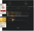 Produktbild: Exquisit Einbaubackofen EBE255-U-020 schwarz | Energieeffizienzklasse A | 59,0 l Garraum | Einbaubackofen 60 cm