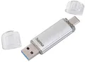 Produktbild: hama USB 3.0 / 3.1 Speicherstick 'C-Laeta', 64 GB, silber