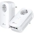 Produktbild: TP-LINK TL-PA8033P AV1300-Gigabit-Powerline mit Steckdose Adapter Kit Weiß
