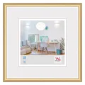 Produktbild: walther design Bilderrahmen gold 13 x 13 cm New Lifestyle Kunststoffrahmen KV313G