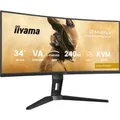 Produktbild: G-Master GCB3486WQSCP-B1 GOLD PHOENIX, Gaming-Monitor 86.4 cm (34 Zoll), schwarz, WQHD, Curved, VA, Free-Sync Premium, USB-C, 240Hz Panel