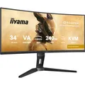 Produktbild: iiyama G-Master GCB3486WQSCP-B1 GOLD PHOENIX, Gaming-Monitor, 86,4 cm (34 Zoll)