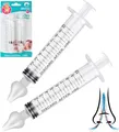 Produktbild: Nasendusche 2 Stück Nasenspülung Professionelle Spritze 10ml Wiederverwendbar