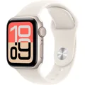 Produktbild: Apple Watch SE 2025 Aluminium 40mm Polarstern (Sportarmband polarstern) S/M