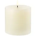 Produktbild: Uyuni LED Stumpenkerze 10x10cm ivory