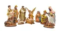 Produktbild: Riffelmacher 78301 - Krippenfiguren für die Weihnachtskrippe, Figuren aus Polyresin max. 11 cm groß, 11 teiliges Set im Sichtkarton, Weihnachten, Weihnachtsgeschichte, Geschenk