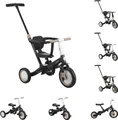 Produktbild: Kikkaboo Dreirad Flip 5 in 1 Stahlrahmen rutschfeste Griffe einstellbar umbaubar schwarz