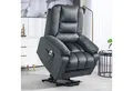 Produktbild: HOMCOM Massagesessel Elektrischer Aufstehsessel mit Seitentaschen (Fernsehsessel mit Fernbedienung, 1-St., Relaxsessel mit Liegefunktion), für Arbeitszimmer, Wohnzimmer, Grau