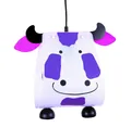 Produktbild: Niermann Kuh Pendelleuchte E27 Weiß-Lila Made in Germany