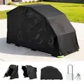 Produktbild: VEVOR Motorrad Zeltgarage, Motorrad Abdeckplane 2790x1095x1600 mm, Motorradgarage mit Sicherheitsschloss, 600D Oxford-Klappzelt