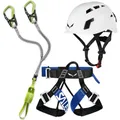 Produktbild: Klettersteig Komplettset Edelrid Cable Comfort VI + Salewa Via Ferrata Evo Harness + Salewa Toxo Helm white