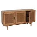 Produktbild: B-Ware Sideboard MCW-M47, Rattan Akazie Massiv-Holz gebeizt 82x160x45cm 38kg